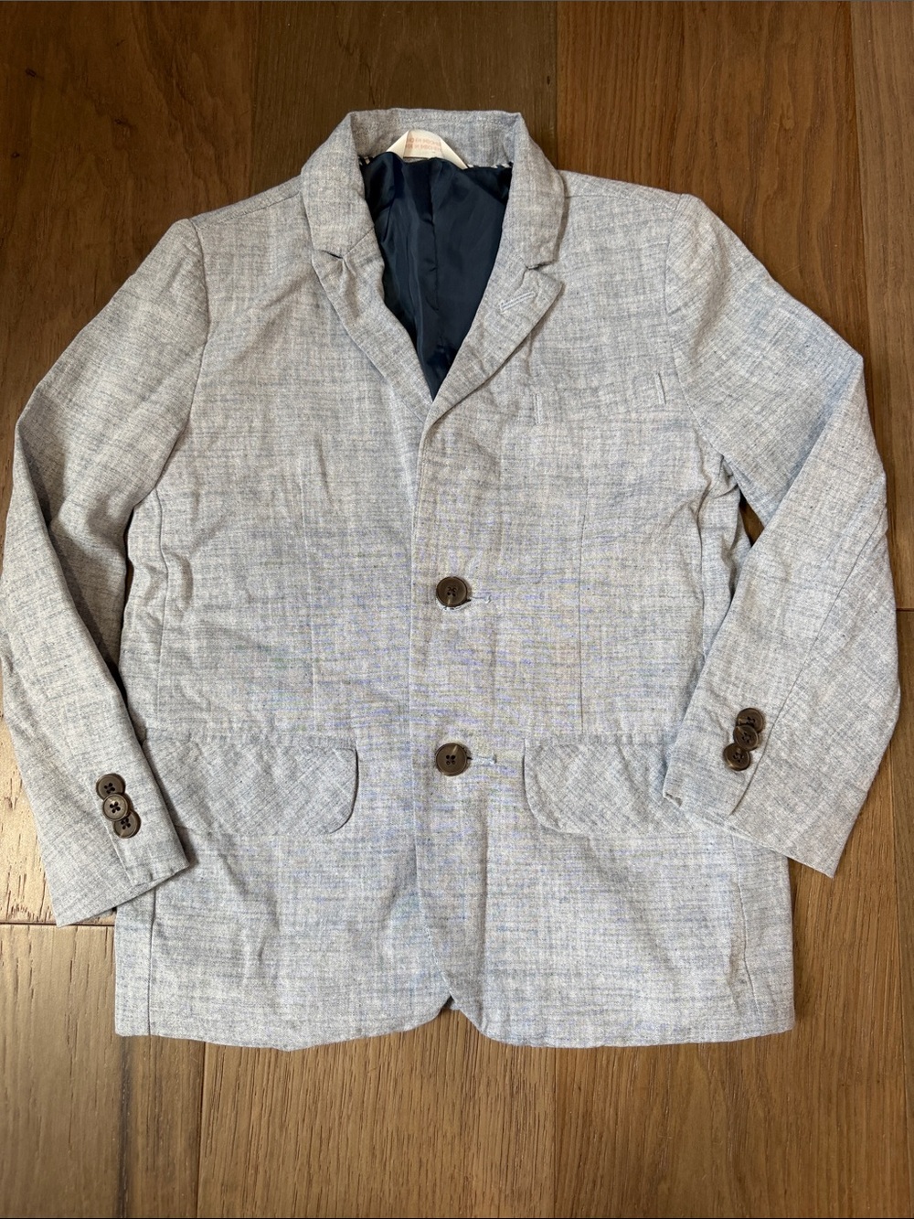 Cat & Jack Light Gray Textured Kids Blazer